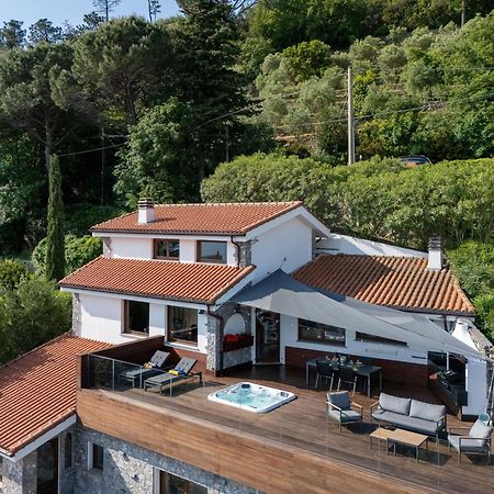 Spettacolare Vista Isola Terrazza E Idromassaggio Villa Noli Kültér fotó