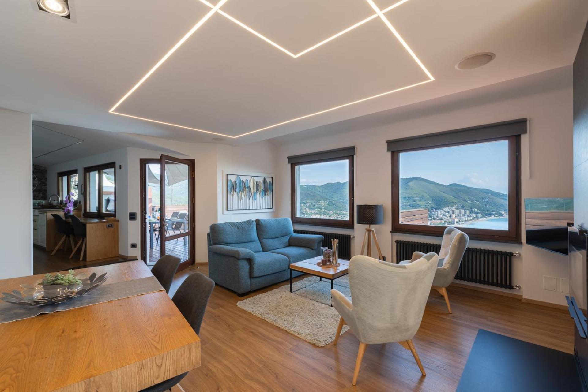 Spettacolare Vista Isola Terrazza E Idromassaggio Villa Noli Kültér fotó
